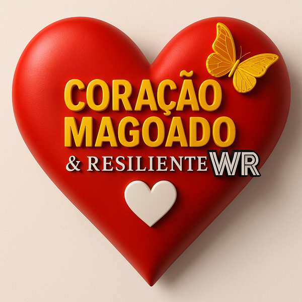 Logotipo Coração Magoado & Resiliente